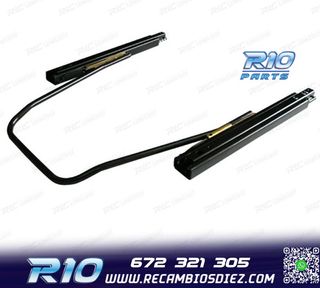 KIT ASIENTO BAQUET UNIVERSAL CUERO NEGRO ESTILO SPORTSTER CU