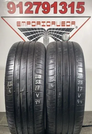 215 55 17 V GOODYEAR RUEDA AL 90% VIDA UTIL