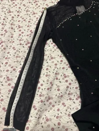 Maillot patinaje artístico negro