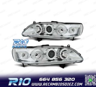 FAROS OJOS ANGEL HONDA ACCORD 98-02 CROMADOS USA