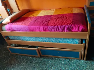 Cama nido con cajones