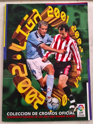 Álbum Cromos Liga Fútbol 01/02