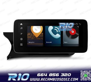 RADIO GPS ANDROID 12 PARA MERCEDES W204 11-14