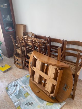 Comedor de madera maciza