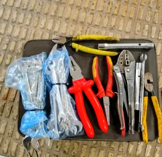 Lote herramientas: llaves fijas y combinadas