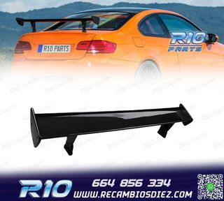 ALERON SPOILER BMW E46 SEDAN 98-01 LOOK GTS NEGRO BRILLO
