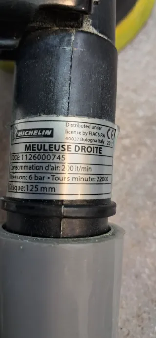 Lijadora Neumática Orbital 125mm Michelin