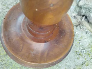 Colonna porta piante in legno Vintage