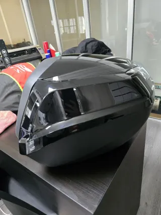 Baúl Honda SH 350 Negro/Plata