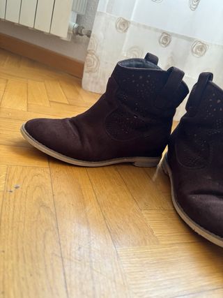 Botines mujer marrones