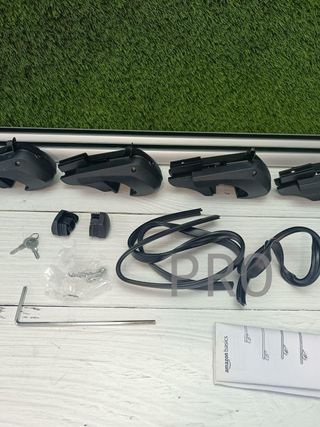 portaequipajes de techo con rieles cruzados, 52 pu