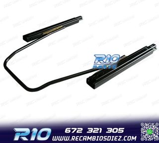 KIT ASIENTO DEPORTIVO SEMI BAQUET ESTILO RS ALCANTARA CUERO