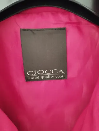 Giacca trench corto CIOCCA cotone rossa tg.M