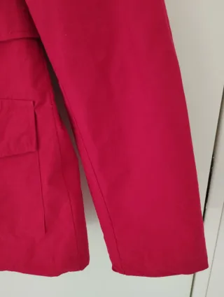 Giacca trench corto CIOCCA cotone rossa tg.M