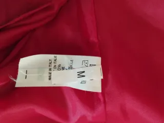 Giacca trench corto CIOCCA cotone rossa tg.M