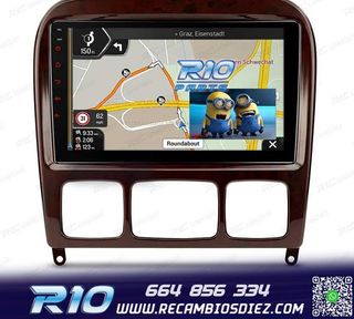 RADIO GPS ANDROID 13 MERCEDES CLASE S W220 98-05