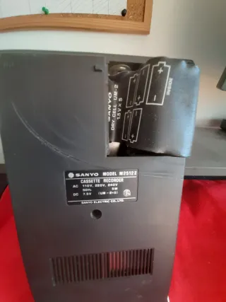 Grabadora Casete Sanyo 3 Vías