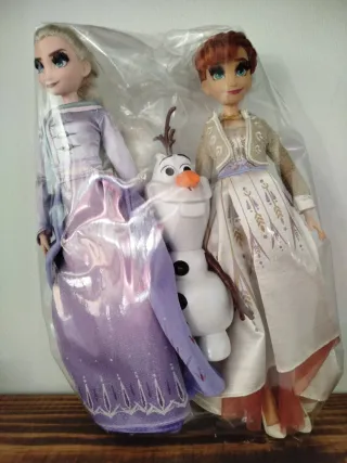 Elsa, Ana y Olaf Muñecas Disney Frozen