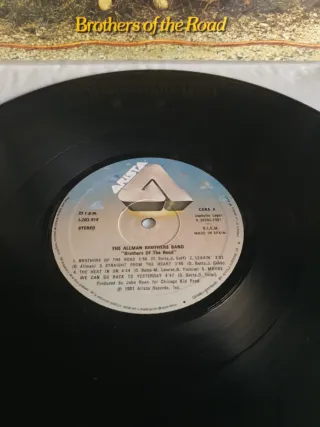 LP The Allman Brothers Band Brothers of the Road