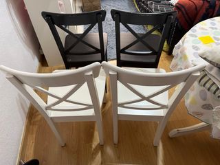 Sillas Ingolf de Ikea x 4