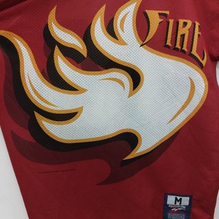 Reebok vintage 95 maglia home WLAF Rhein Fire tg L