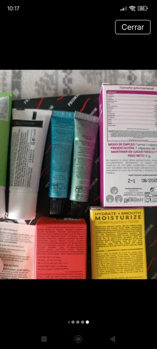 Caja Primor Box con productos de belleza