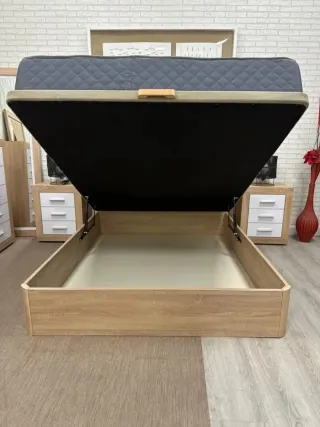 Canapé de madera individual