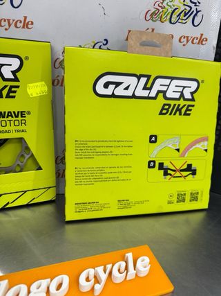 2 Discos Galfer 180 y 160mm Center Lock