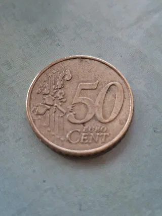 Moneda 50 céntimos Francia 2001 RF