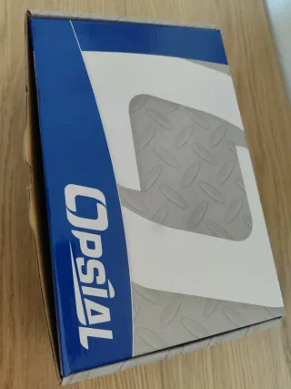 Botas de seguridad GSI grises y naranjas