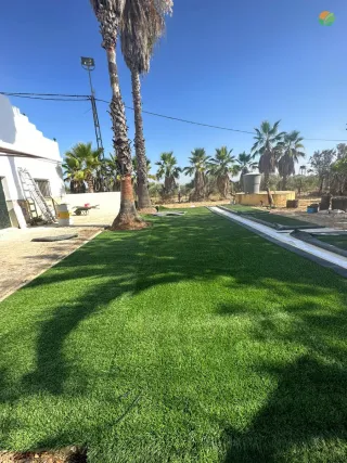 Césped artificial reciclado