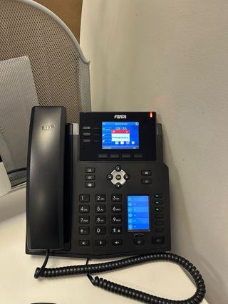 Teléfono Fanvil Negro