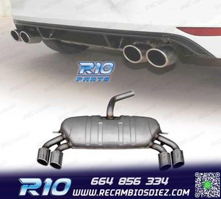 SILENCIOSO ESCAPE AUDI A3 S LINE HATCHBACK 13-20 LOOK S3