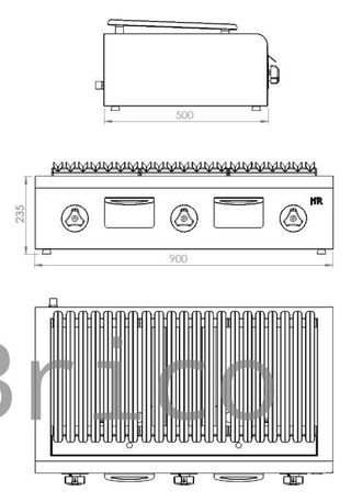 Barbacoa Gas Serie 500 - B900