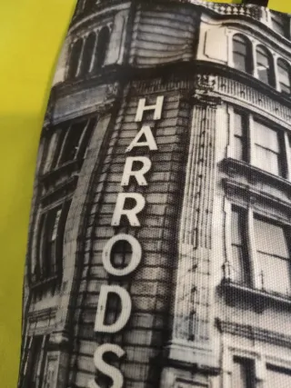 Bolso Harrods Edificio Blanco y Negro