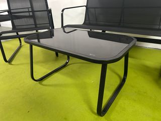 JUEGO DE JARDÍN ECONOMICO!! negro y de metal