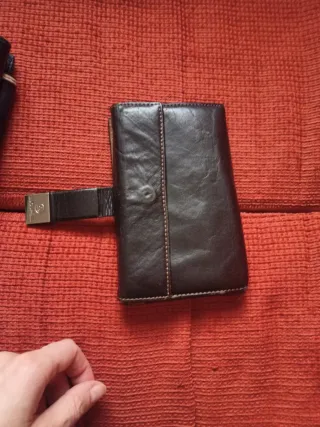 Pack de 2 carteras de mano de piel