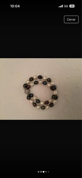 Juego Collar y Pulsera de Perlas cultivadas