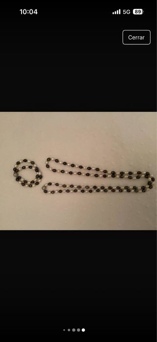 Juego Collar y Pulsera de Perlas cultivadas