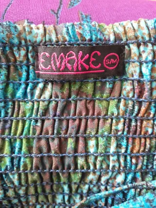 Vestido largo estampado