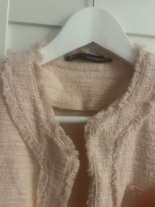 Chaqueta Sfera Rosa Tweed