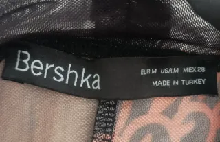 Vestido Malla Estampado Serpiente Rojo Negro