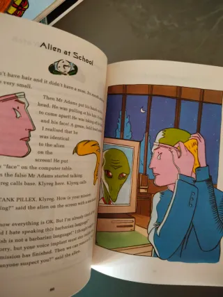 Alien At School y otras lecturas en inglés