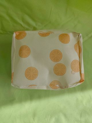 Cesta organizador plegable, diseño naranja - Nuevo