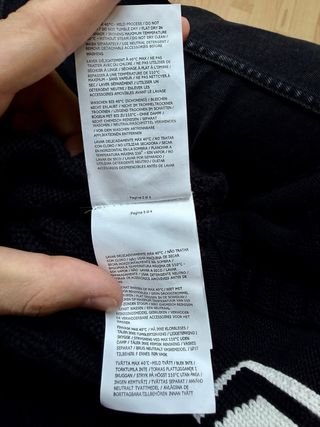 Jersey Stone Island Negro Talla XXL