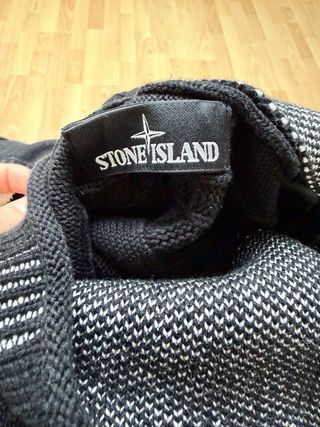 Jersey Stone Island Negro Talla XXL