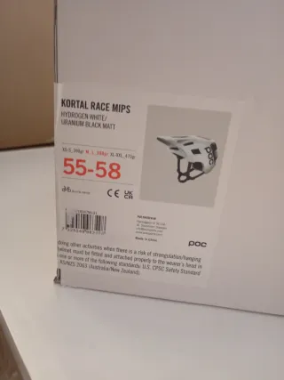 Casco POC Tectal Hydrogen White Matt