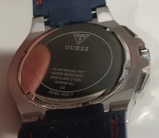 Reloj Guess Hombre Negro y Azul