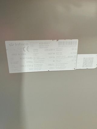 Vitrina expositora de helados Infrico