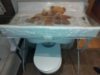 Bañera-Cambiador para bebé